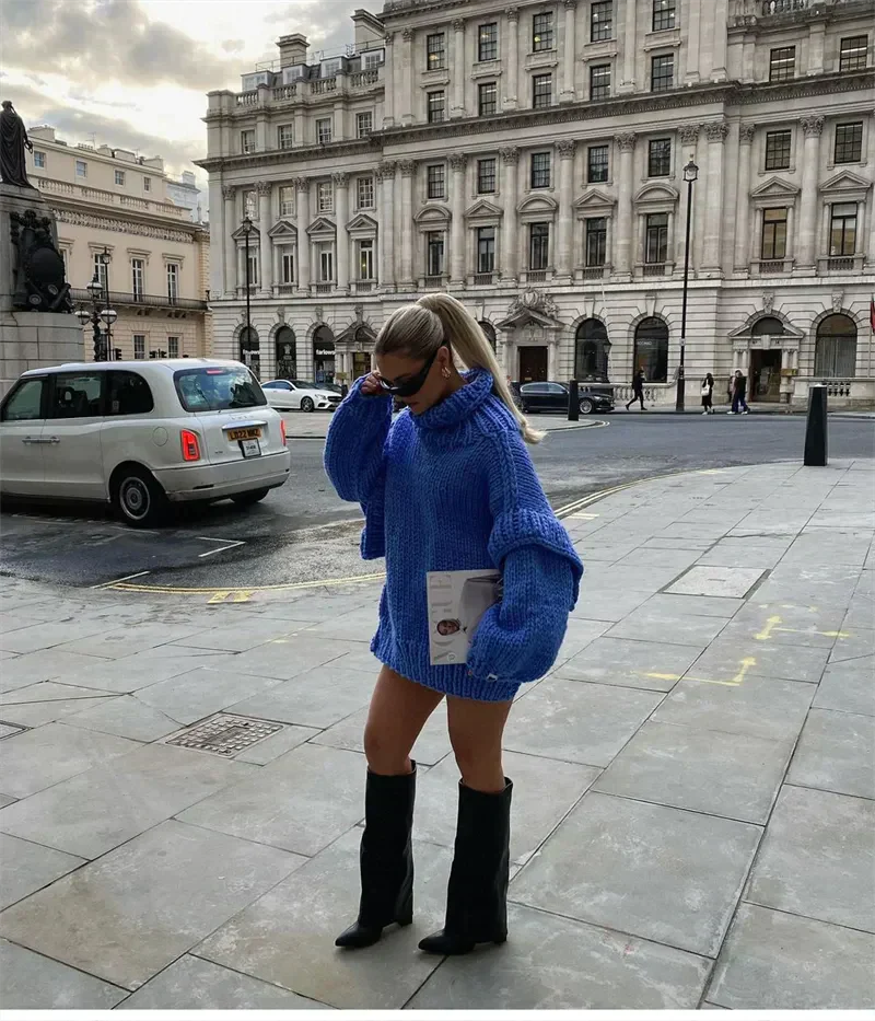 ModeGeist | Chunky Strickpullover Oversized und Trendy Perfekt für Den Herbst