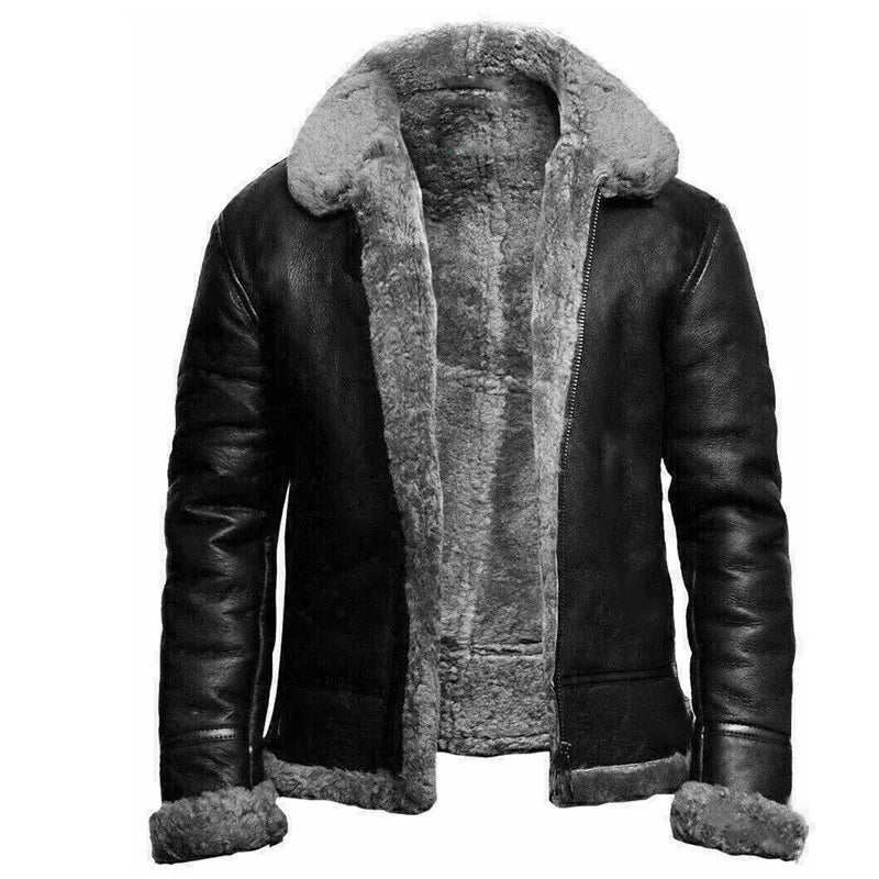 ModeGeist | Leder Wintermantel