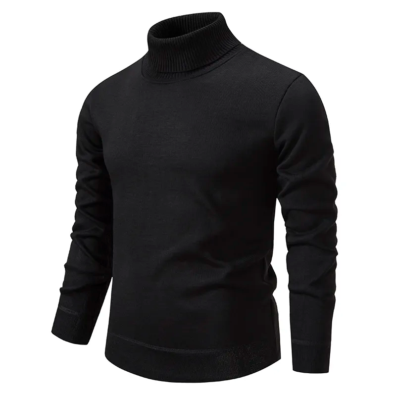 Hochwertiger Herren-Baumwollpullover mit Rollkragen - weich und angenehm zu tragen