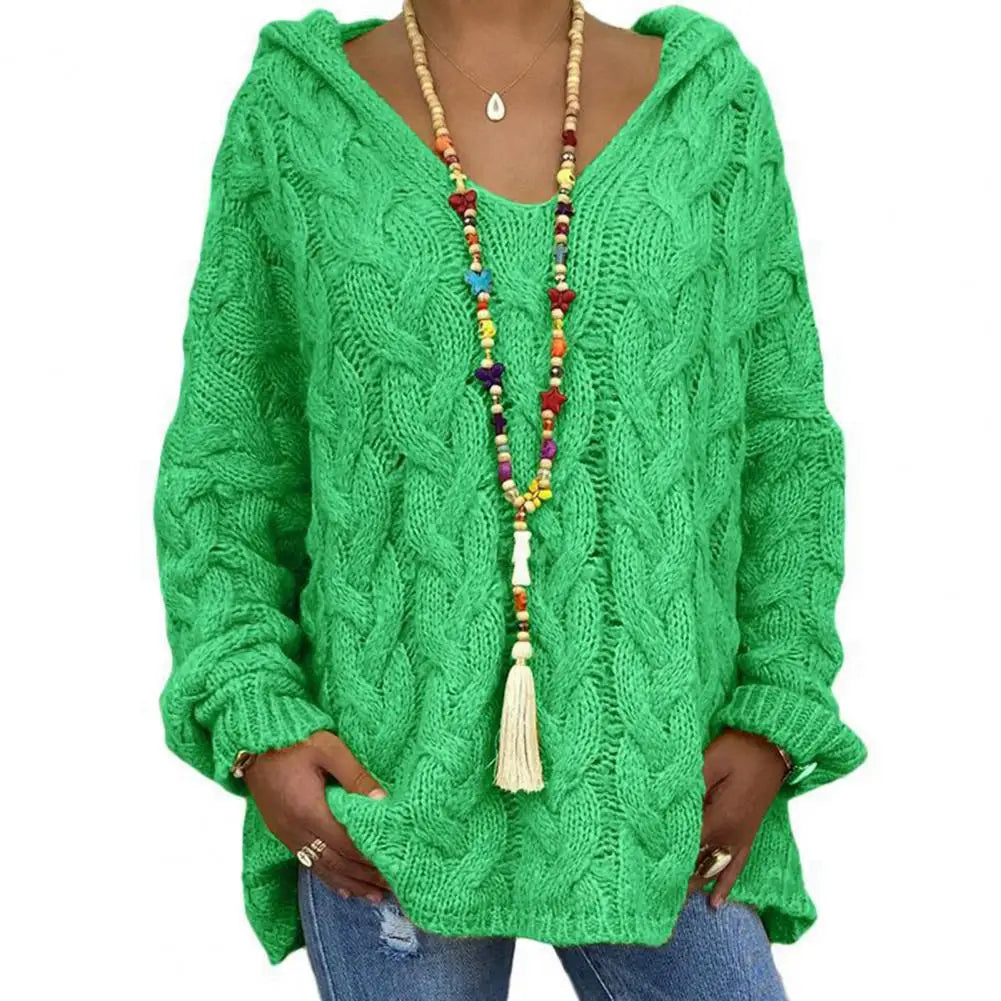ModeGeist | Oversize Kabelstrickpullover Kabelstrick Weich und Lässig