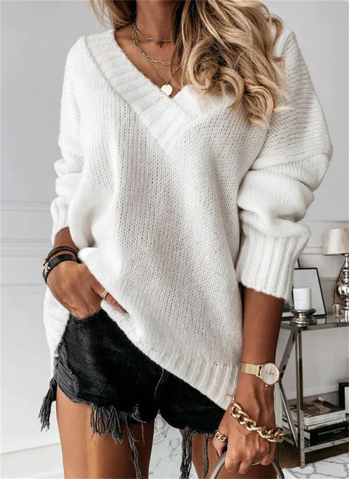Noreen V-Neck Pullover