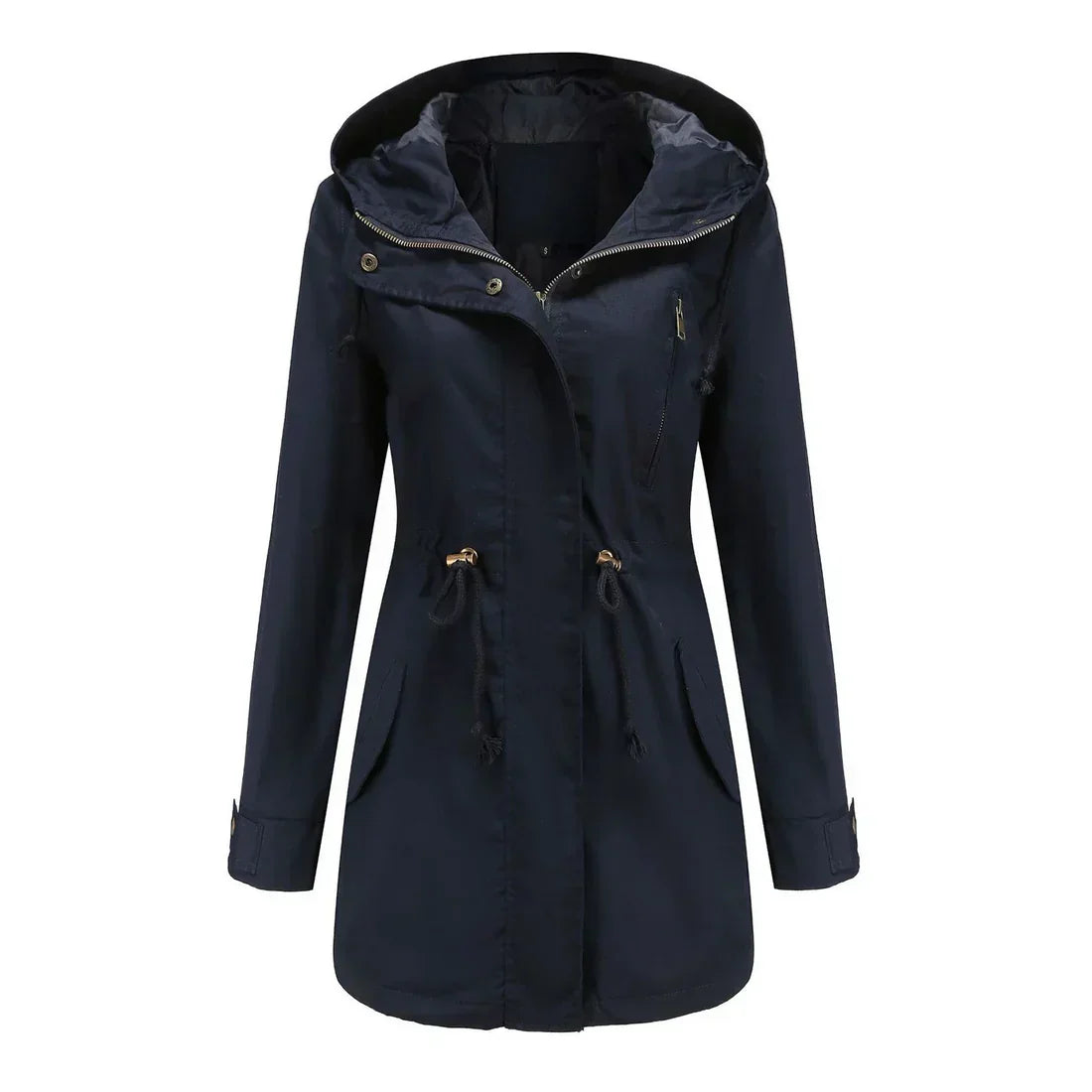 ModeGeist | Damen Elegante Wasserdichte Regenjacke Für Outdoor Aktivitäten