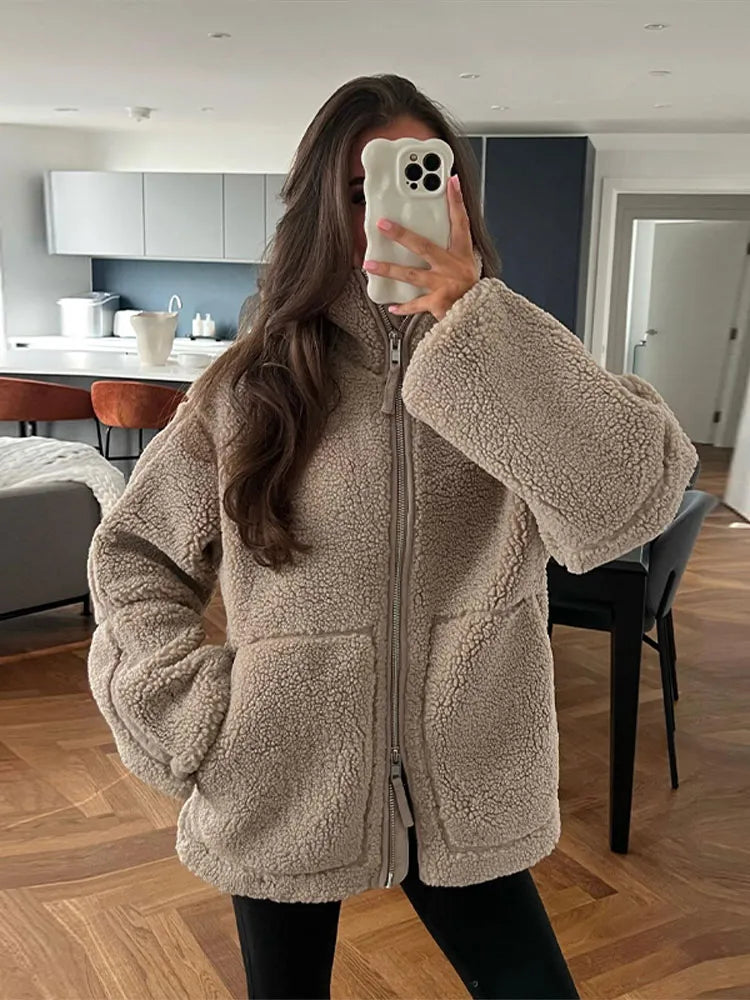 ModeGeist | Warme Teddyjacke
