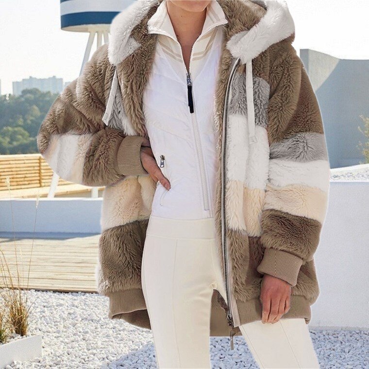 ModeGeist | Fleece Jacke für Damen