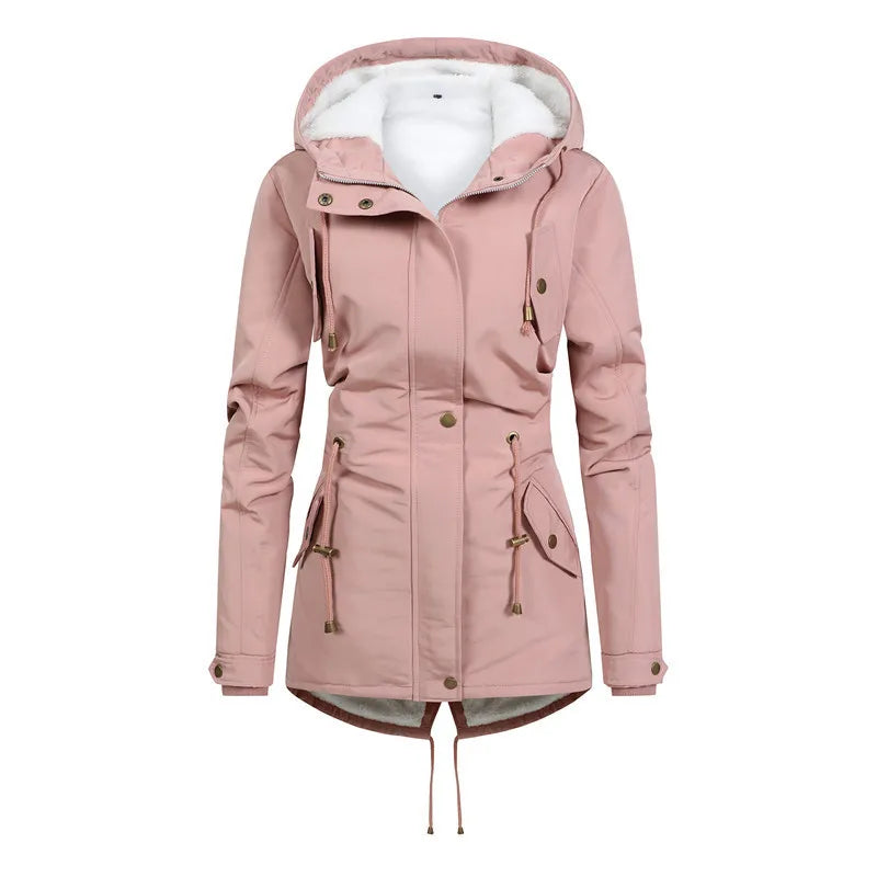 ModeGeist | Winddichte Mittellange Kapuzenjacke