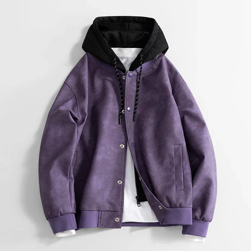 ModeGeist | Veganes lässiges Herrenjacke mit Kapuze