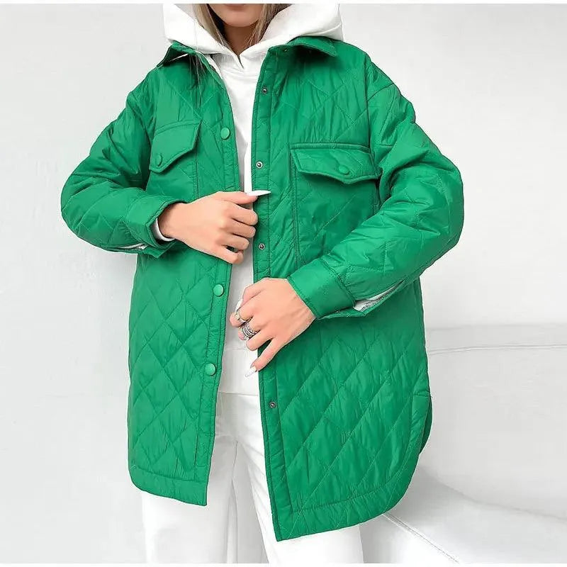 ModeGeist | Jacke Stilvoll Knopfverschluss, Geräumige Taschen Ideal für Den Herbst