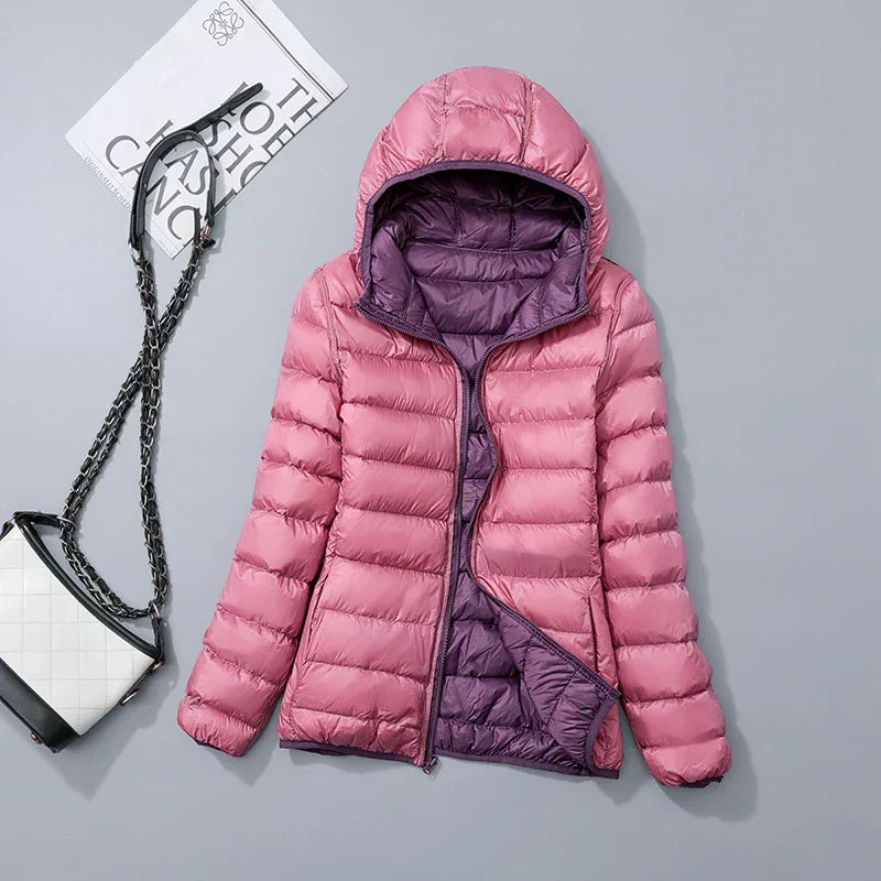 ModeGeist | Kapuzen Daunenjacke Spezielle Winter