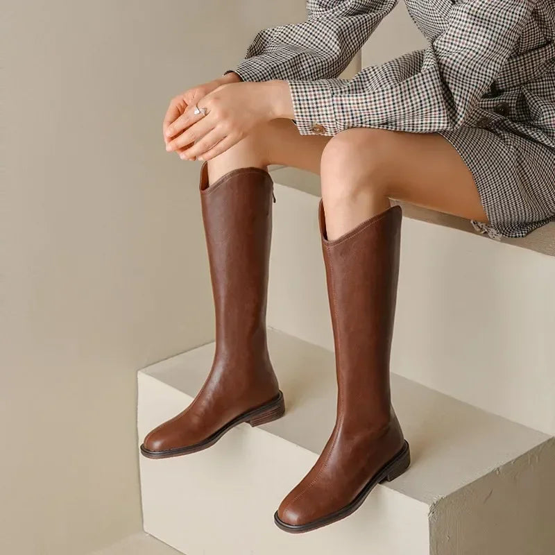ModeGeist | Knöchelhohe Stiefel Aus Kunstleder