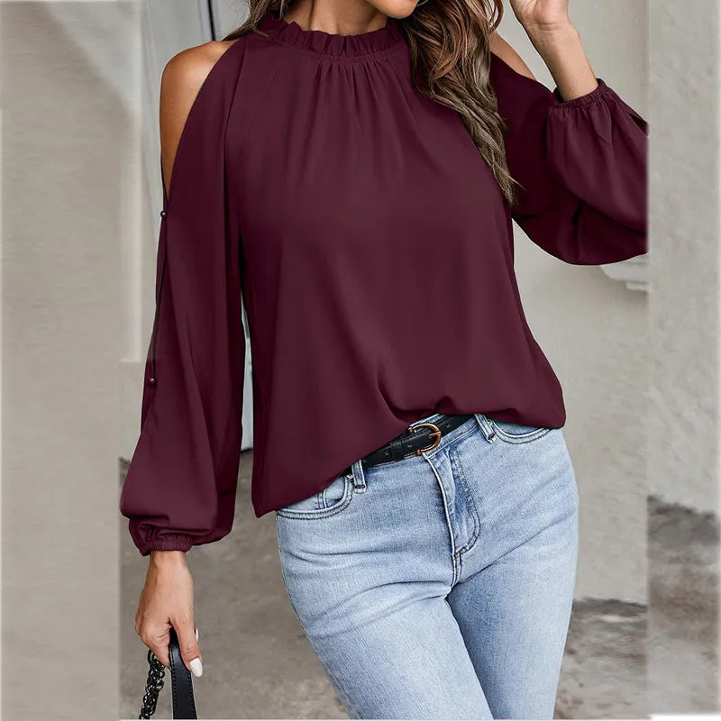 Elegantes Langarm-Shirt von Fudus