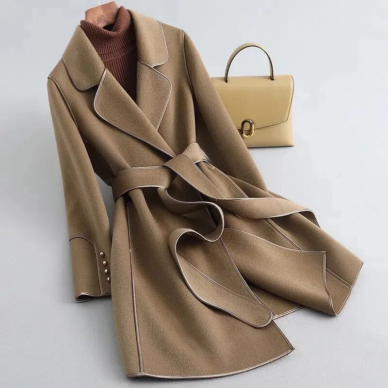 ModeGeist | Rosa Trenchcoat Damen