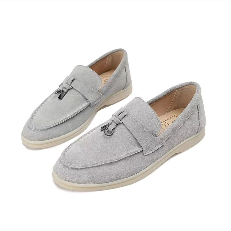 MODEGEIST Damen-Loafer mit Schloss-Detail
