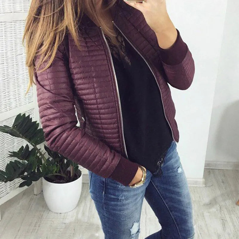 ModeGeist | Damen Steppfliegerjacke