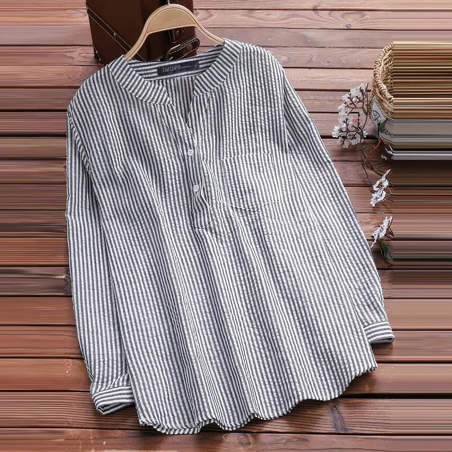 Elegante und lässige Baumwollbluse Valeriana