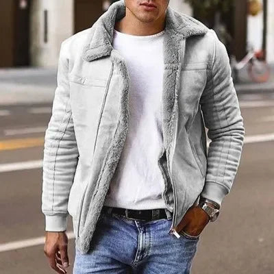 ModeGeist | Stilet Pelzfutterjacke Polyester Warm und Bequem
