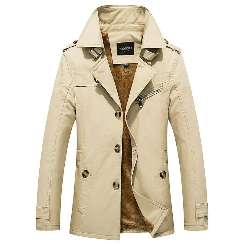 Stilvolle Winterjacke von Dulsia im klassischen Design