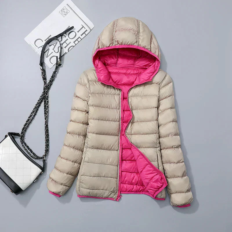 ModeGeist | Kapuzen Daunenjacke Spezielle Winter