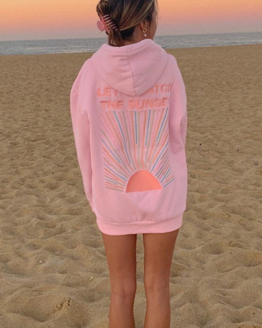 Fudus | Stilvoller Kapuzenpullover: Sonnenuntergangs-Moment
