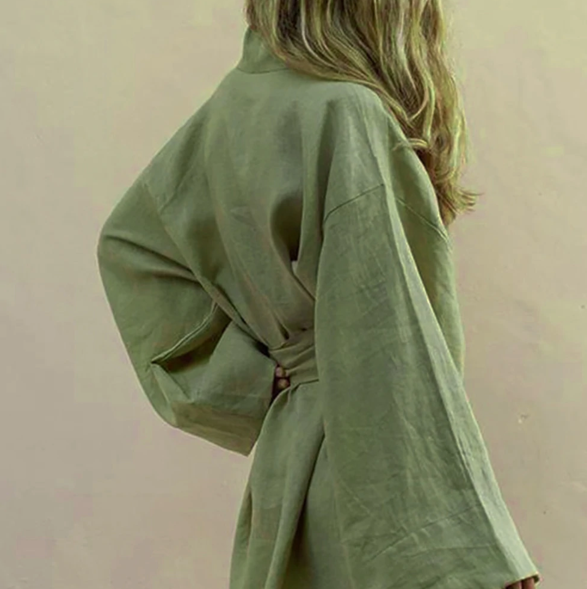 ModeGeist | Luxus Kimono mit Gürtel