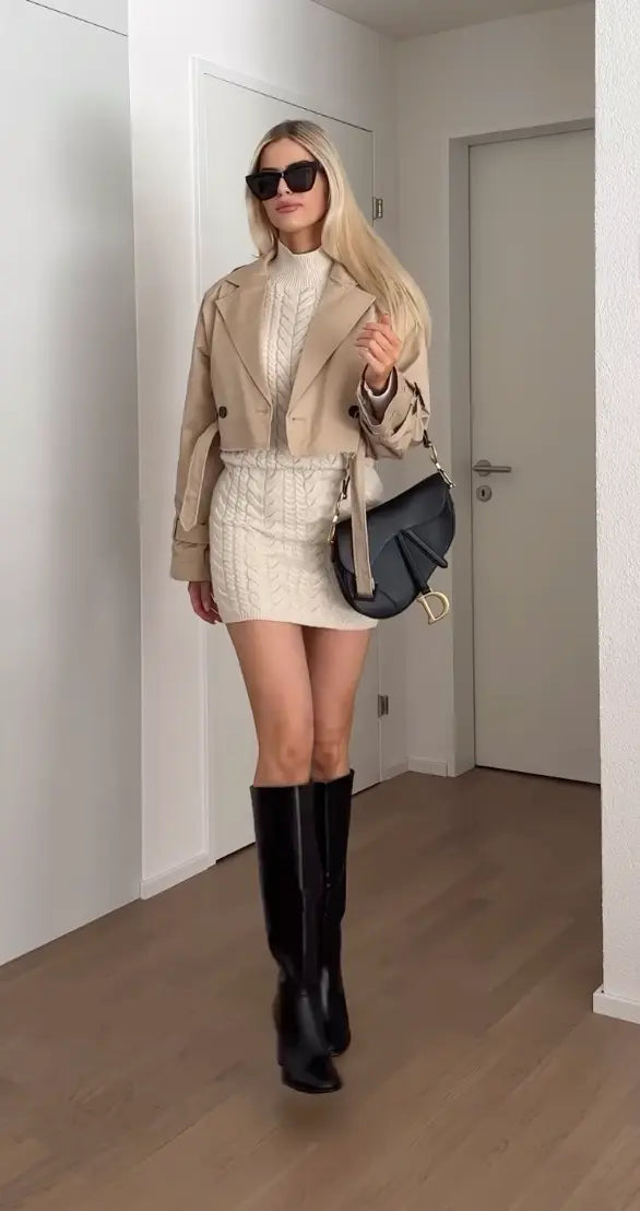 ModeGeist | Gekürzter Trenchcoat