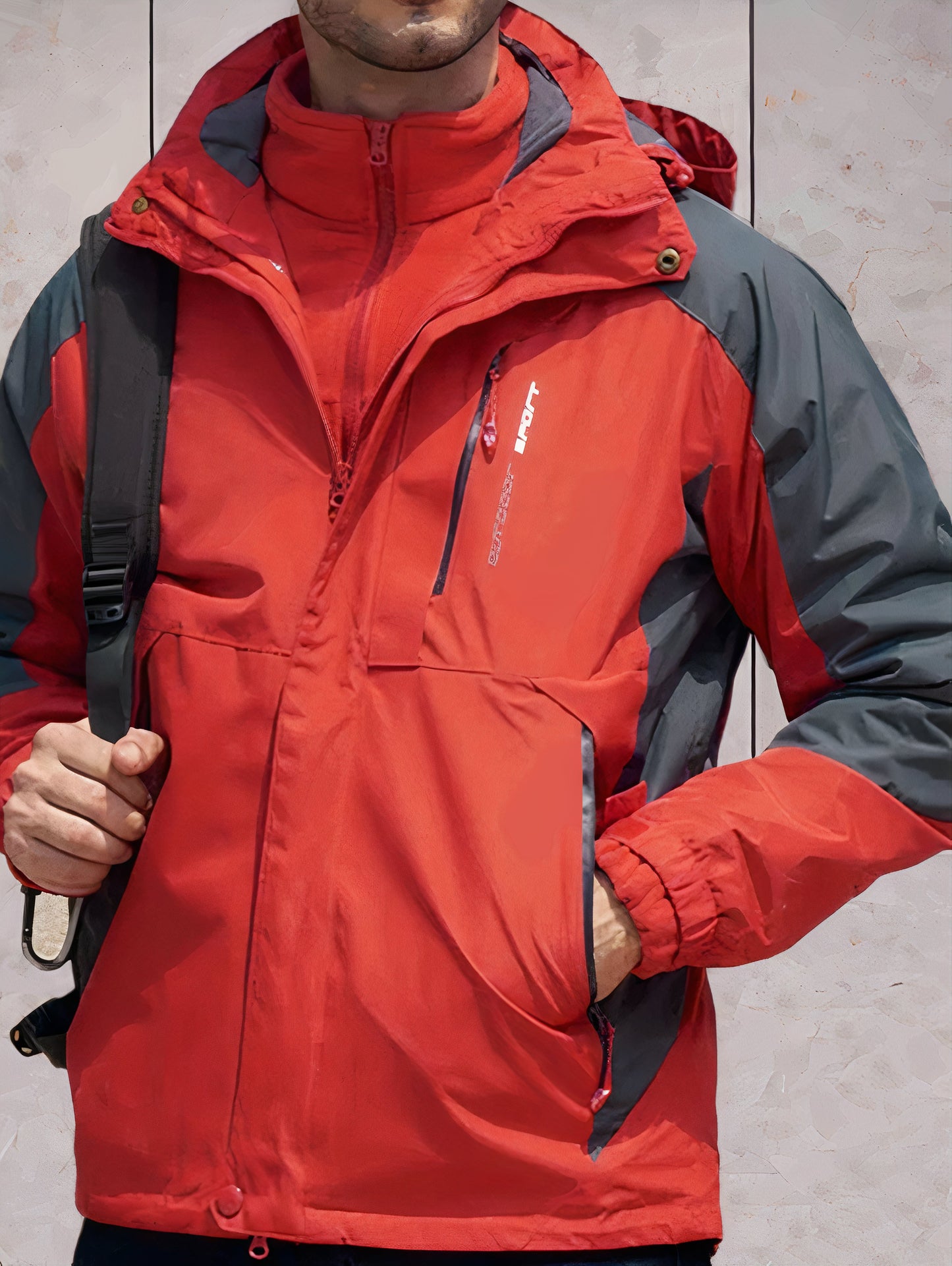 Wasserdichte und winddichte Wanderjacke mit Kapuze von Scott
