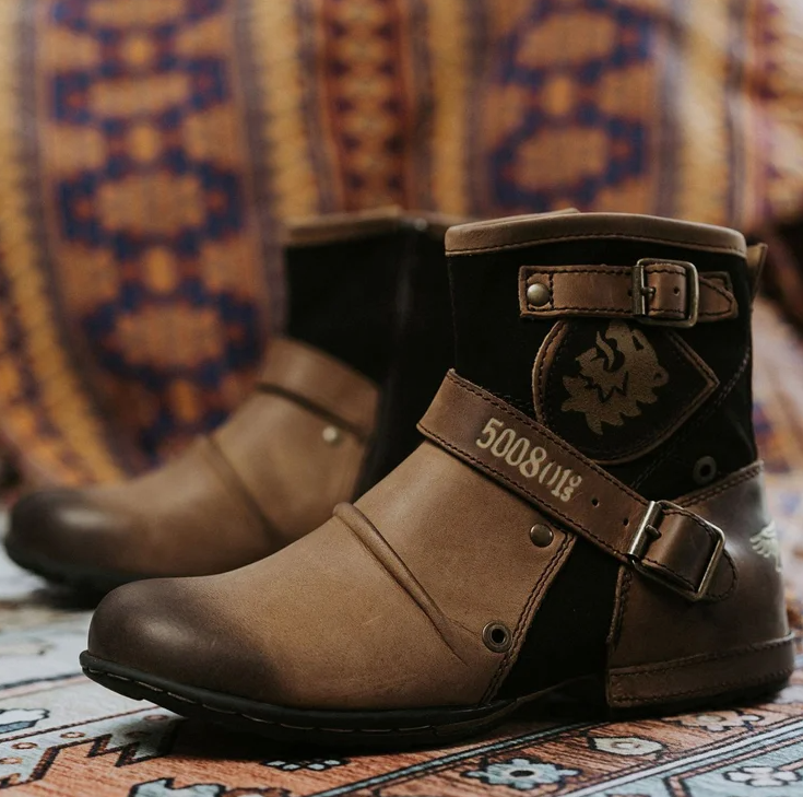 ModeGeist | Weinlese Stil Herrenstiefel