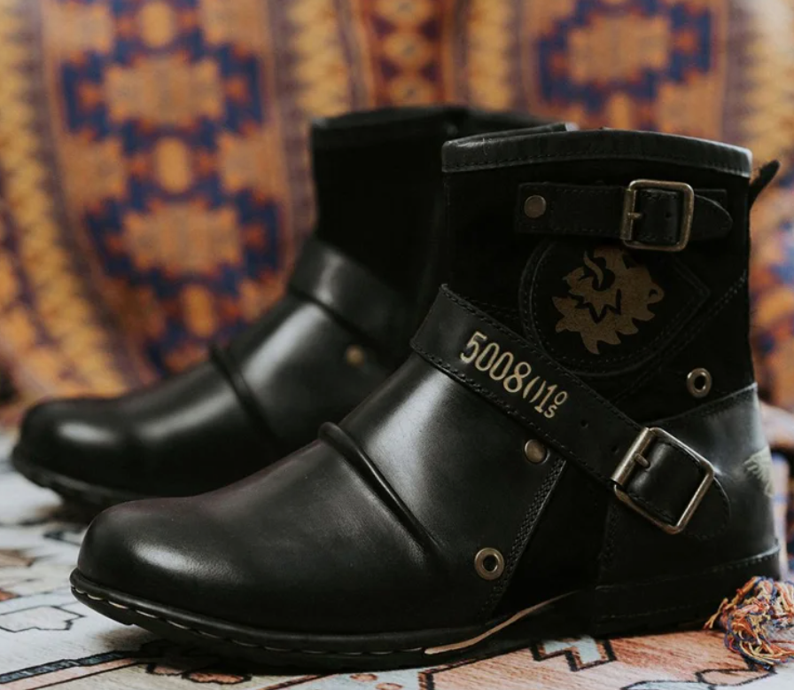 ModeGeist | Weinlese Stil Herrenstiefel