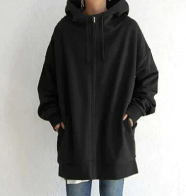 ModeGeist | Damen Winter Zip Kapuzenpullover