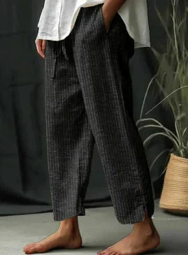 Klassische Hose mit Monastreifen