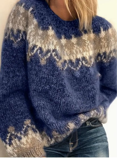 ModeGeist | Eleganter Rundhals Pullover