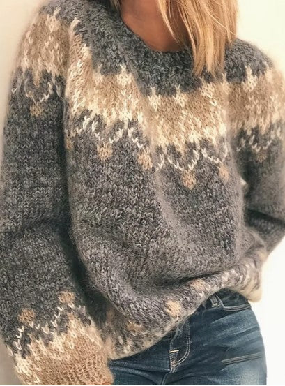 ModeGeist | Eleganter Rundhals Pullover