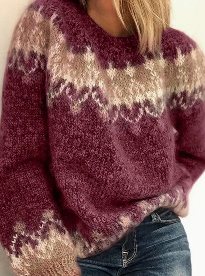 ModeGeist | Eleganter Rundhals Pullover