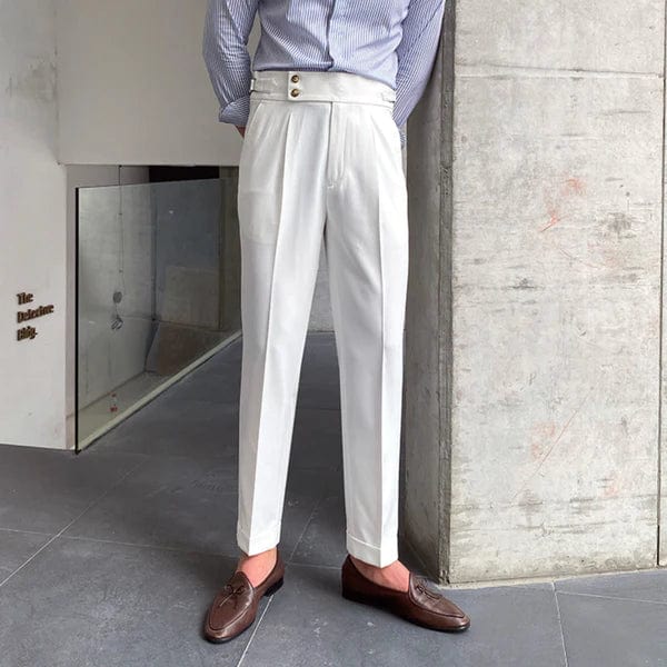 Barnaby Herren Chinohose mit verstellbarem Bund (britische Marke)