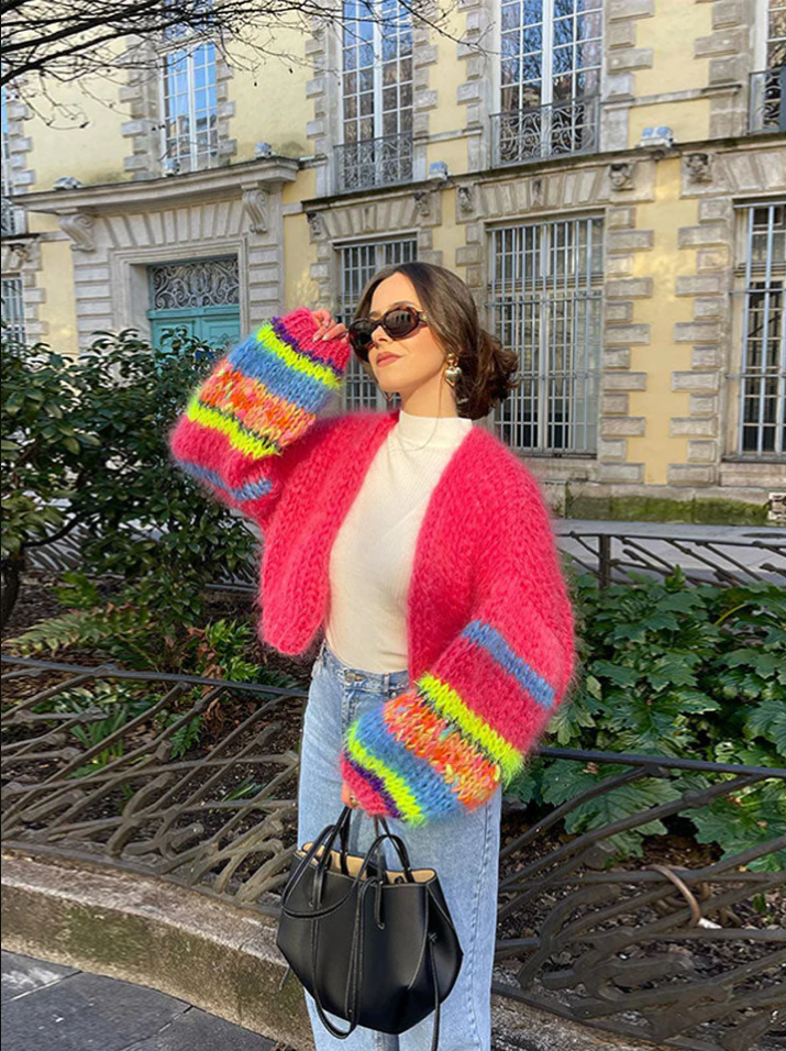 ModeGeist | Übergroße Strickjacke