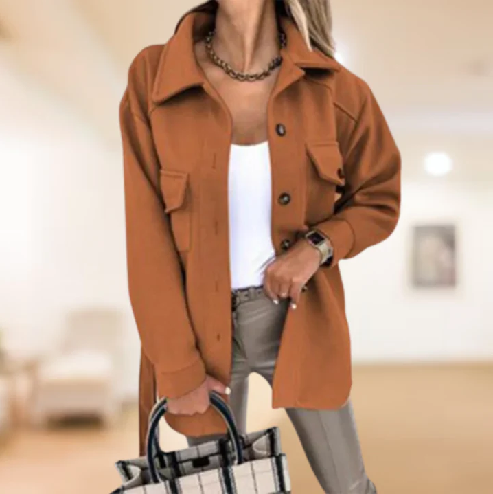 ModeGeist | Damen-Trenchcoat Warm und Stilvoll für Den Winter