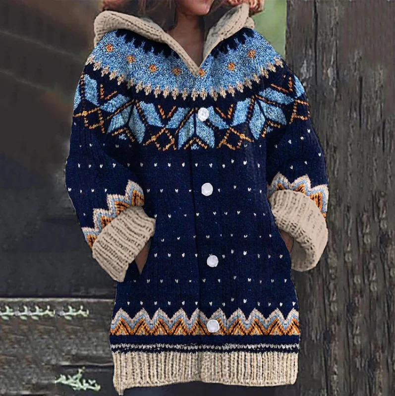 ModeGeist | Elegante Gestrickte Komfort-Damenjacke
