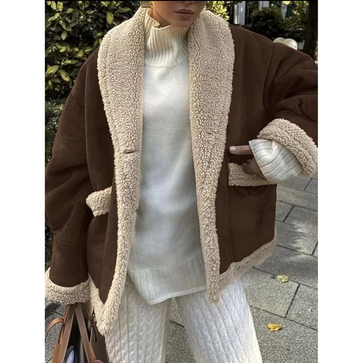 ModeGeist | Damen Wintermantel mit Kragen