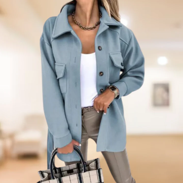 ModeGeist | Damen-Trenchcoat Warm und Stilvoll für Den Winter