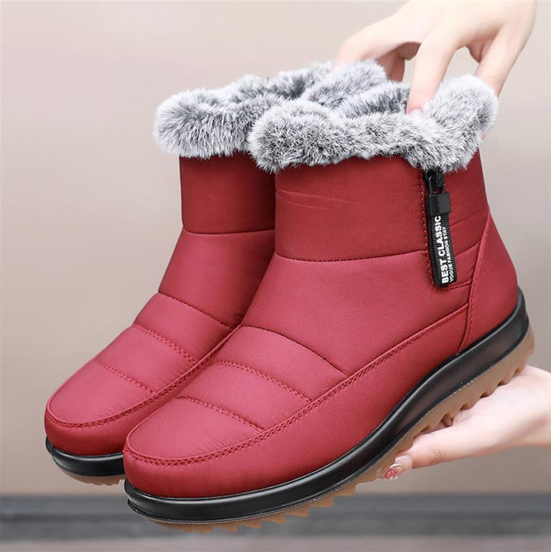 ModeGeist | Winterstiefel Aus Baumwolle für Frauen