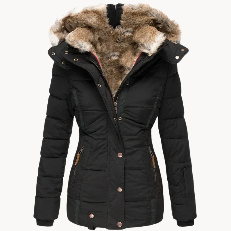 ModeGeist | Stilvoller, Gepolsterter, Schützender Damen-Wintermantel
