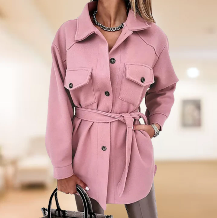 ModeGeist | Damen-Trenchcoat Warm und Stilvoll für Den Winter