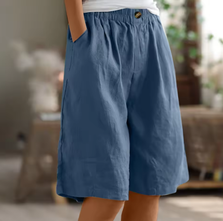 MODEGEIST Damen Shorts Entspannte Passform Verstellbarer Bund