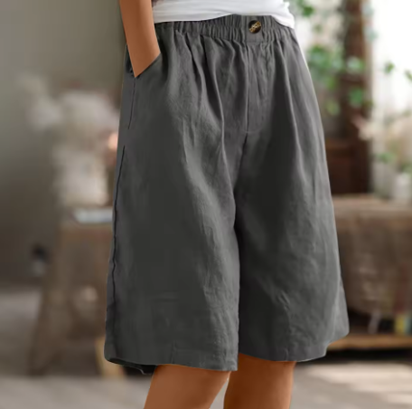 MODEGEIST Damen Shorts Entspannte Passform Verstellbarer Bund