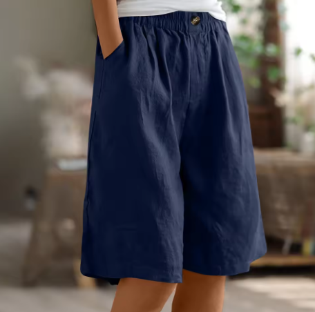 MODEGEIST Damen Shorts Entspannte Passform Verstellbarer Bund