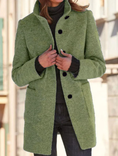 ModeGeist | Stylischer & Eleganter Knopfmantel