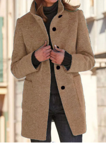 ModeGeist | Stilvoller & Eleganter Button-Down-Mantel