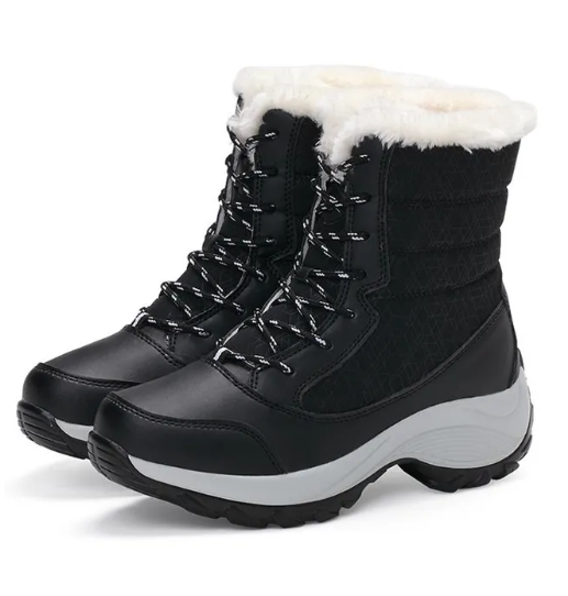 ModeGeist | Winter Dick High-Top Plus Pelz Stiefel