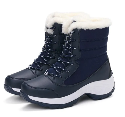 ModeGeist | Winter Dick High-Top Plus Pelz Stiefel