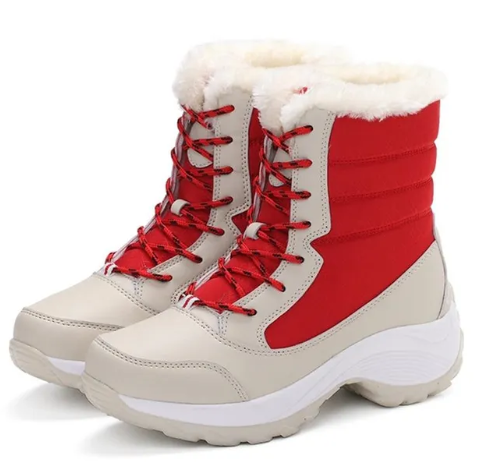ModeGeist | Winter Dick High-Top Plus Pelz Stiefel