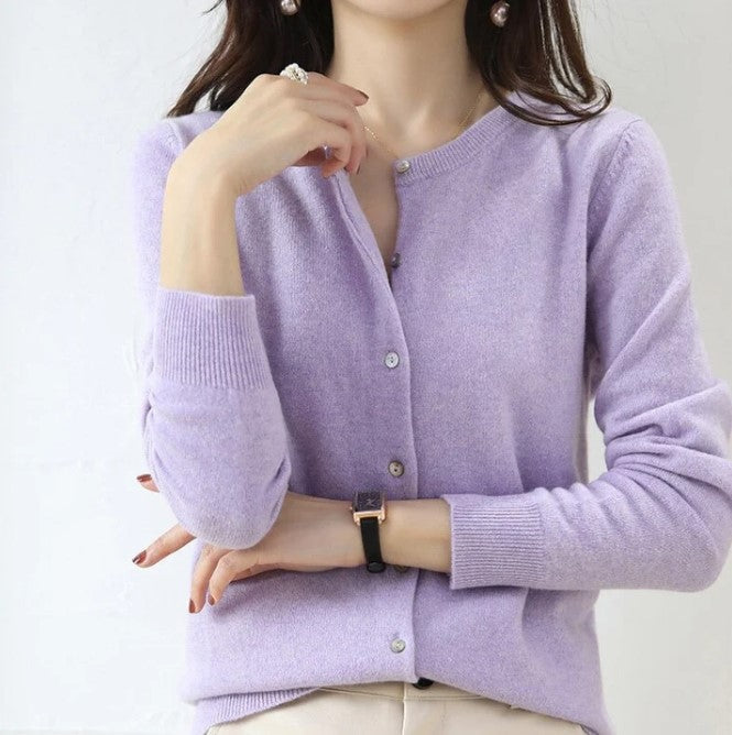 Leichte Frühlingsjacke Evelyn aus Strick